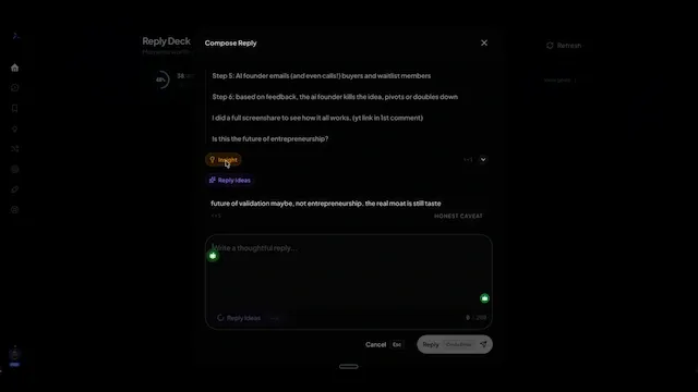 AI Reply Composer demo preview