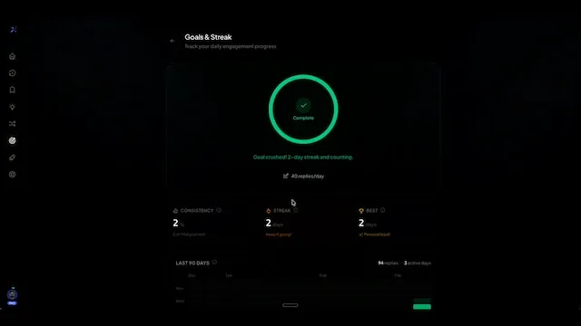 Goals & Streaks demo preview